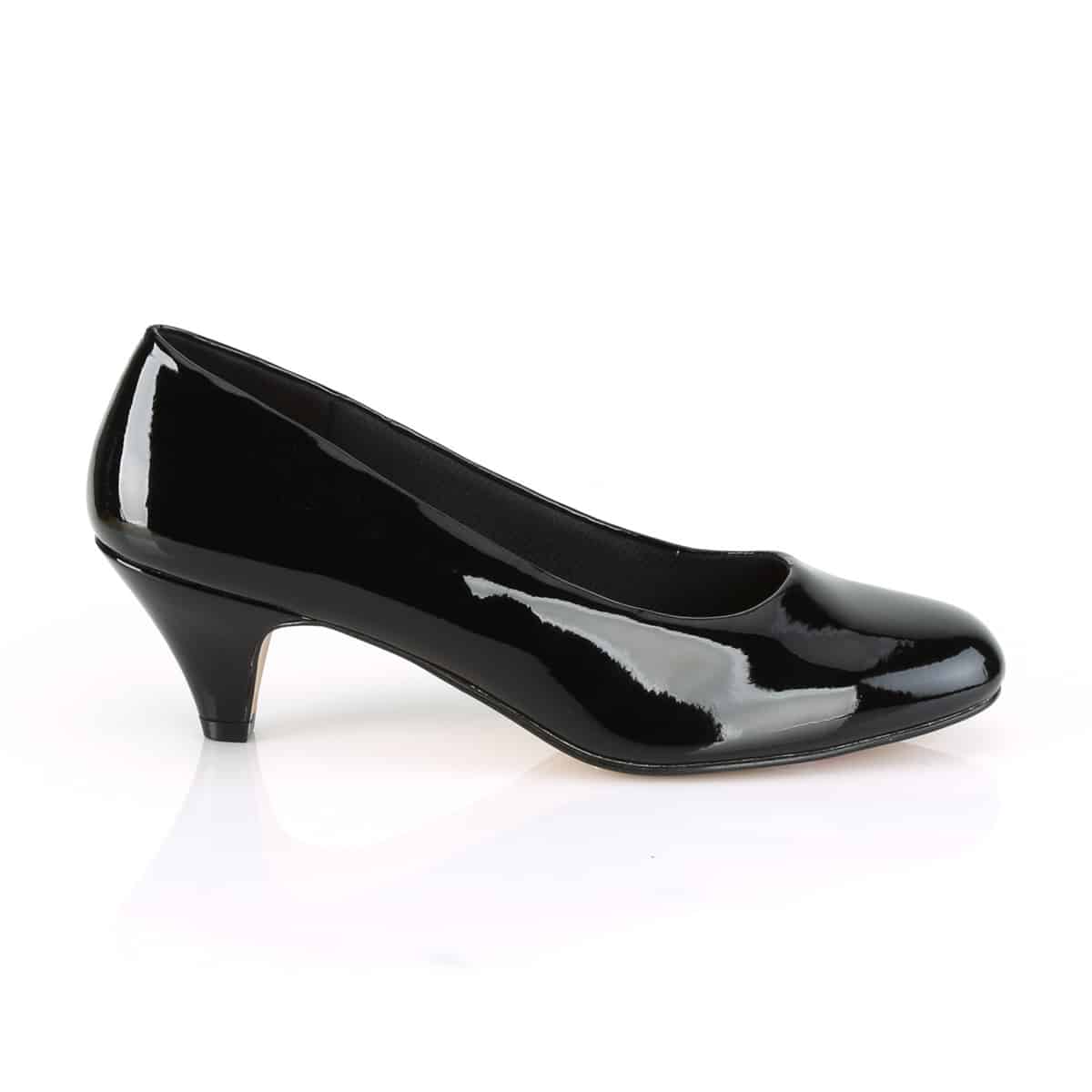 black short high heels