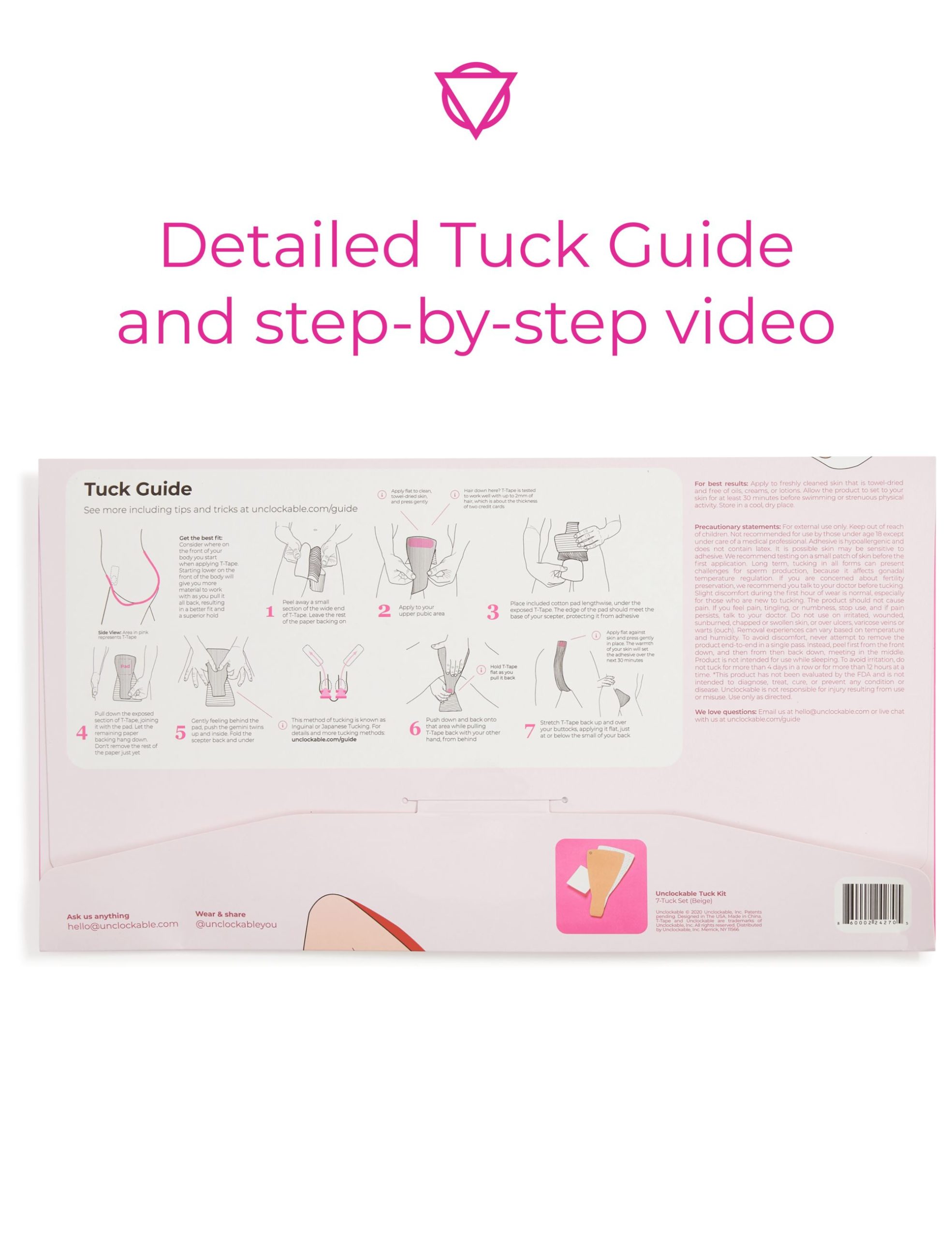Unclockable  How To Tuck Guide with Pictures & Video