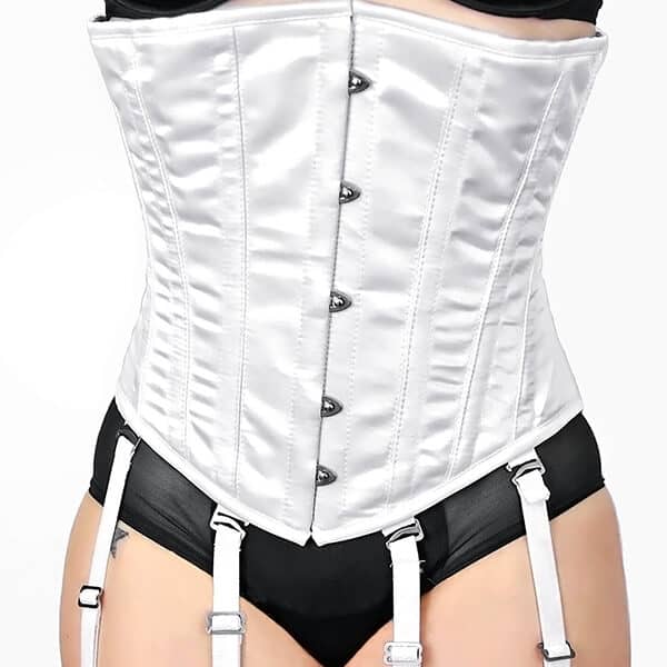 Waist Trainer Black Satin Corset Available at Low Price Right Now