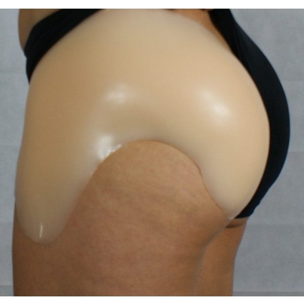 Women's Silicone Hip Pads, Butt Hip Enhancer, Padded Shaper Panties Sponge,  For Hip Pads (Skin, Medium)