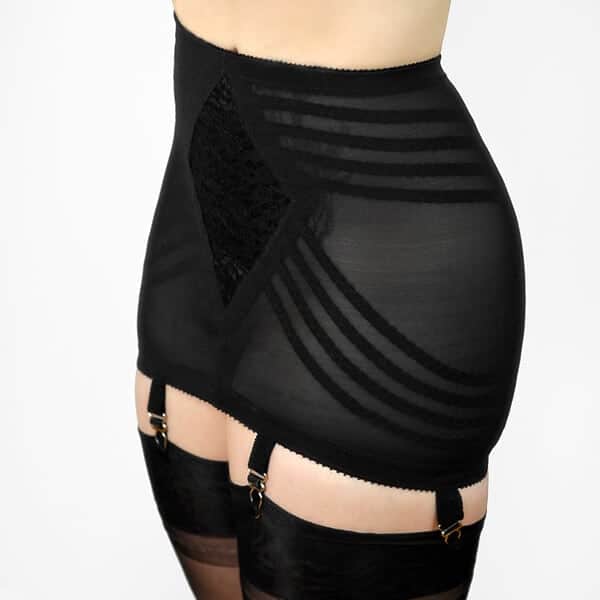  Rago Style 1361 - Open Bottom Girdle Firm Shaping, Black, L/30  : Clothing, Shoes & Jewelry